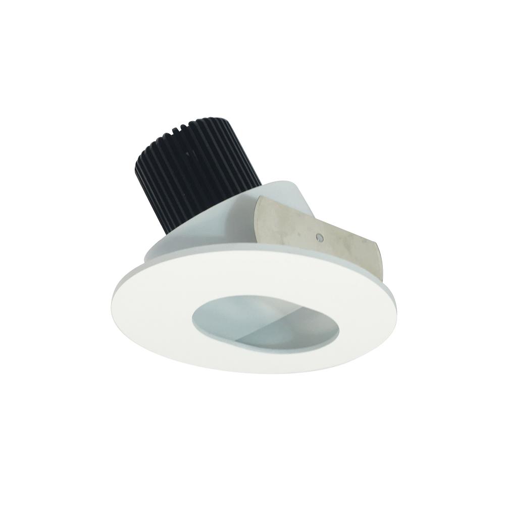 4" Iolite LED Round Adjustable Slot Aperture, 10-Degree Optic, 800lm / 12W, 4000K, Matte Powder