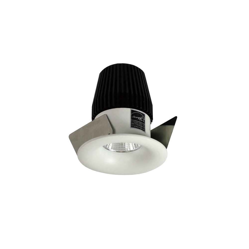 1" Iolite LED BWF Round Bullnose, 600lm, 2700K, White Reflector / White Flange