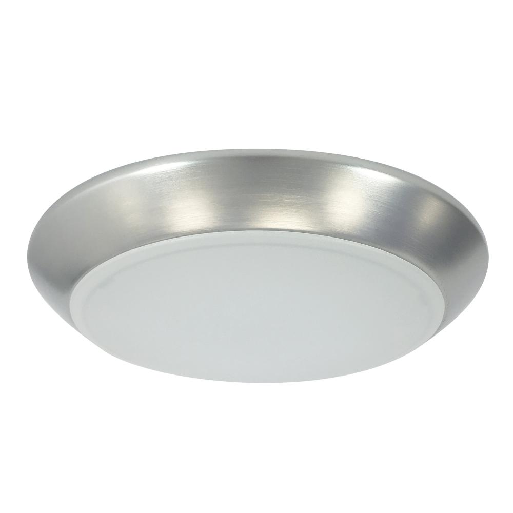 8" AC Opal LED Surface Mount, 2150lm / 30W, 3000K, Natural Metal finish