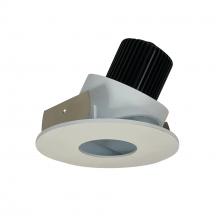 Nora NIO-4RPHA40QWW - 4" Iolite LED Round Adjustable Pinhole, 10-Degree Optic, 800lm / 12W, 4000K, White Pinhole /