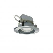 Nora NLCBC-46940XHZN - 4" Cobalt Adjustable LED Retrofit, 1000lm / 12W, 4000K, Haze Reflector / Natural Metal Flange