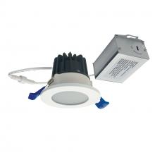 Nora NM2-2RDCS6027MPW - 2" M2 Round LED Lensed Downlight, 600lm / 8W, 2700K, 120V, Matte Powder White