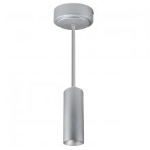 Nora NYLM-2ST30XSSLE3A/12 - 2" iLENE 12" Stem Mount Mini Cylinder, 1000lm, 15W, 3000K, Silver, 120V Triac/ELV Dimming