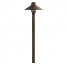 Kichler 15878CBR27 - Traditional Brass LED Path Light