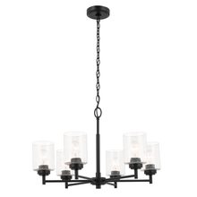 Kichler 52616BK - Chandelier 6Lt