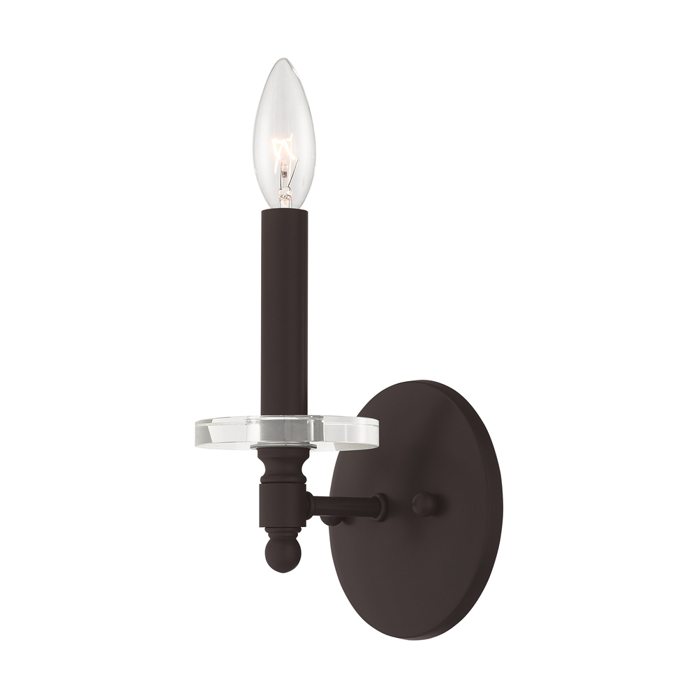 1 Lt Bronze Wall Sconce