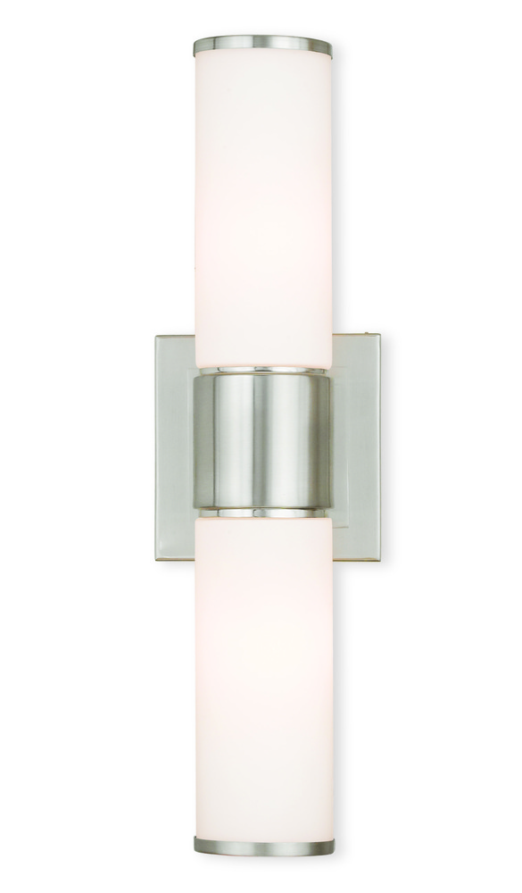 2 Light BN Wall Sconce/ Bath Light