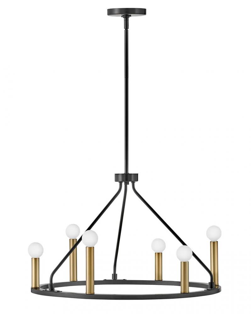 Medium Single Tier Chandelier