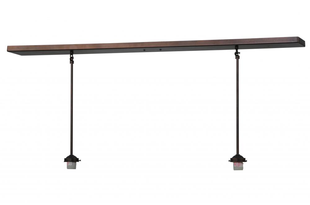 48" Long 2 Light Pendant Hardware