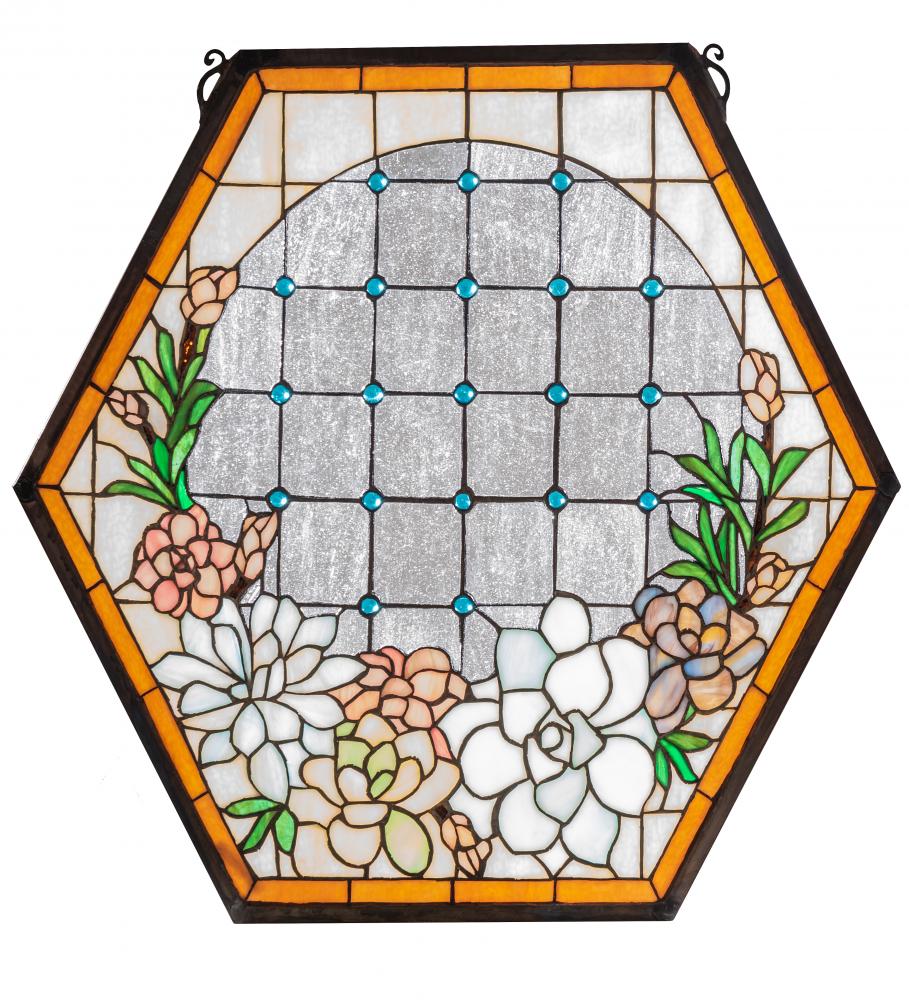 20" Wide X 20" High Succulent Window