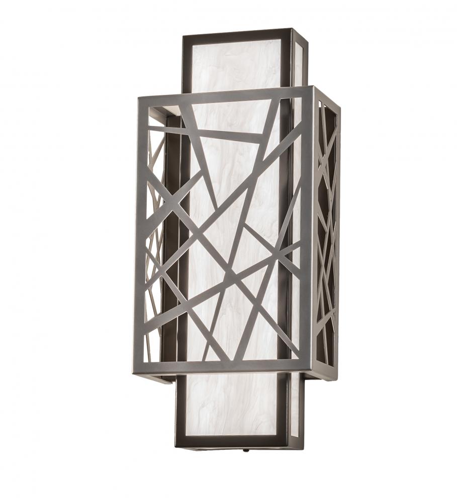 8" Wide Quadrato Rich Umador Wall Sconce