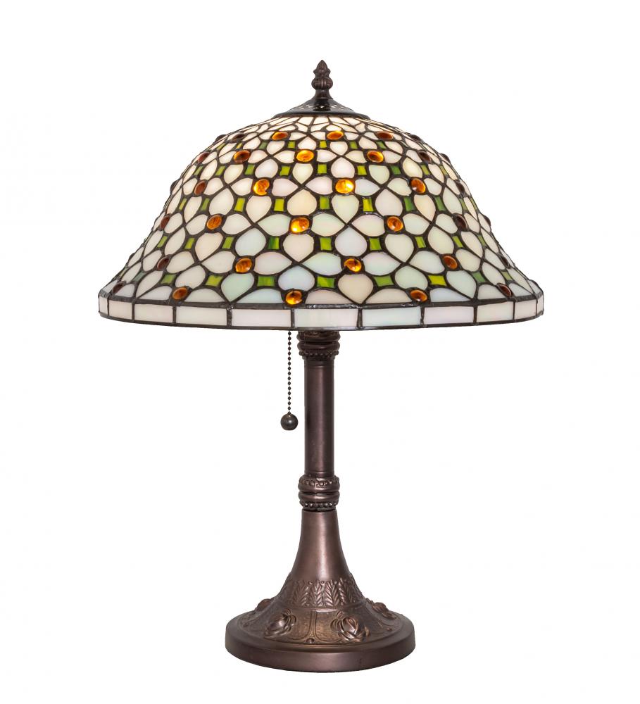 19" High Diamond & Jewel Table Lamp