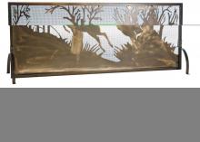 Meyda Blue 113656 - 44"W X 31.5"H Deer on the Loose Fireplace Screen