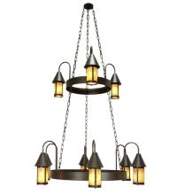 Meyda Blue 116523 - 48" Wide Algonquin 9 Light Two Tier Chandelier