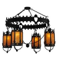 Meyda Blue 117419 - 73"W Valhalla 4 LT Chandelier