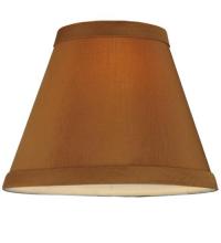 Meyda Blue 130390 - 6"W X 4.75"H Faille Taupe Shade