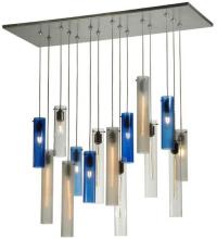 Meyda Blue 133568 - 48" Long Cilindro 15 LT Cascading Pendant