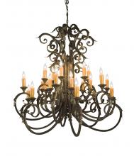 Meyda Blue 135611 - 48" Wide Serratina Chandelier