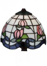 Meyda Blue 139063 - 7"W ROSEBORDER SHADE