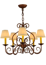 Meyda Blue 142077 - 26" Wide Jenna 5 Light Chandelier