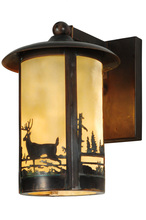 Meyda Blue 142107 - 8"W Fulton Deer Creek 1 LT Wall Sconce