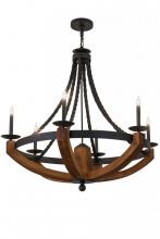 Meyda Blue 164690 - 42" Wide Doyle 6 Light Chandelier