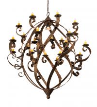 Meyda Blue 212146 - 80" Wide Caliope 25 Light Chandelier