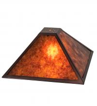 Meyda Blue 22620 - 14" Square Mission Prime Shade