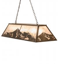 Meyda Blue 249972 - 61" Long Mountain Range Oblong Pendant