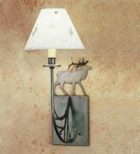 Meyda Blue 47762 - 8" Wide Lone Elk Wall Sconce