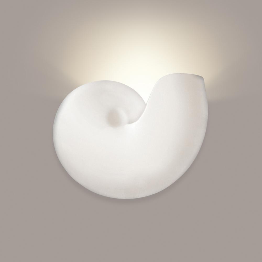 Nautilus Wall Sconce: Fleet Blue