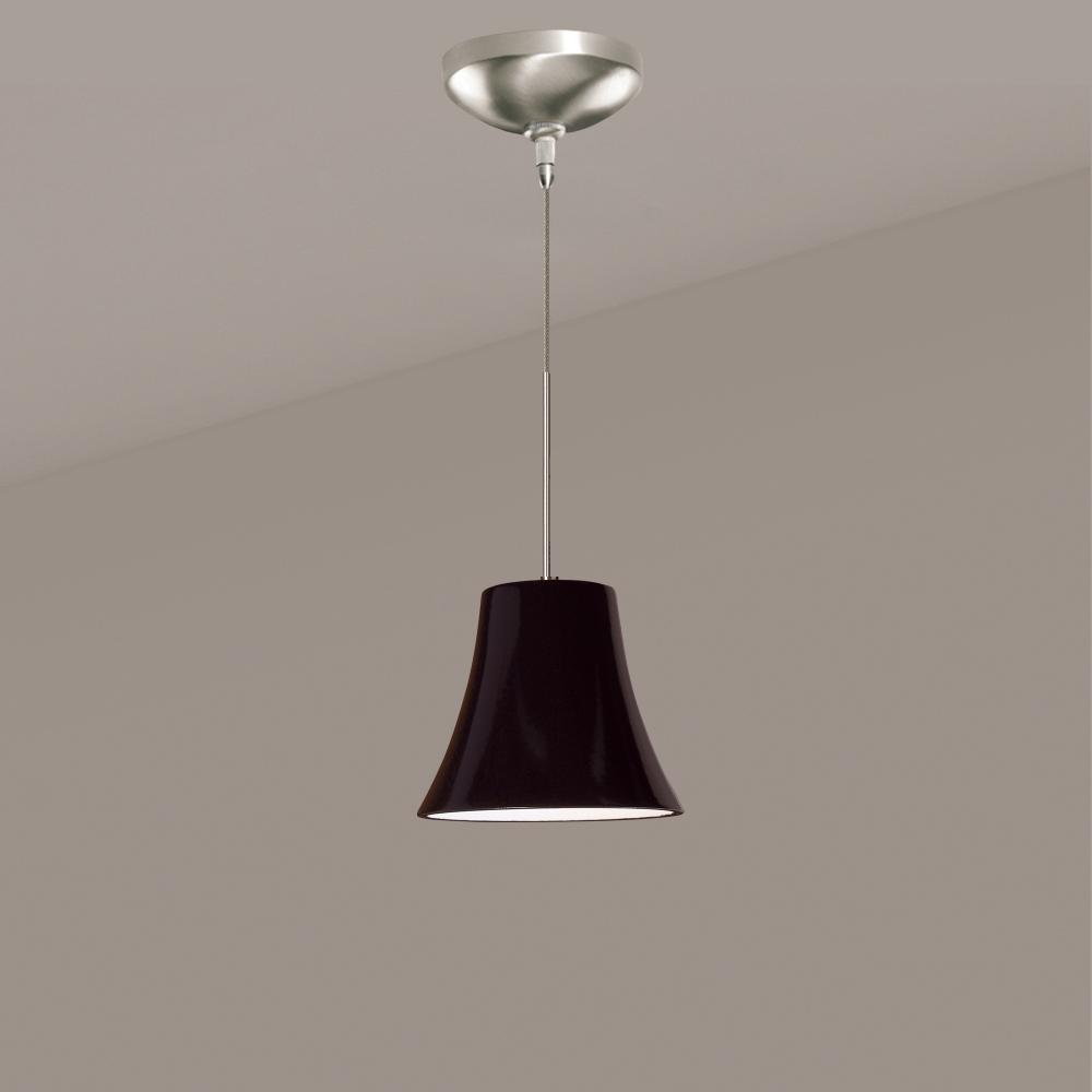 Bella Low Voltage Mini Pendant Black Gloss (12V Dimmable MR16 LED (Bulb included))