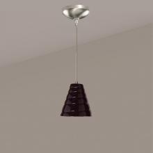 A-19 LVMP12-BG-LEDMR16 - Vortex Low Voltage Mini Pendant Black Gloss (12V Dimmable MR16 LED (Bulb included))