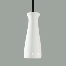 A-19 MP07-A11-BCC - Pilsner Mini Pendant: Fog (Black Cord & Canopy)