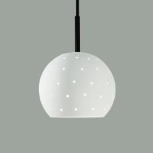 A-19 MP17-A2-BCC - Lunar Mini Pendant: Straw (Black Cord & Canopy)