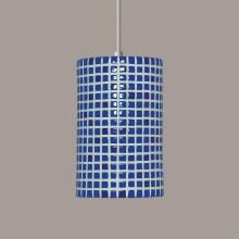 A-19 PM20308-CB-WCC - Confetti Pendant Cobalt Blue (White Cord & Canopy)