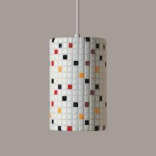 A-19 PM20308-MU-WCC-1LEDE26 - Confetti Pendant Multicolor (White Cord & Canopy)