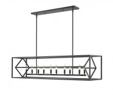 Z-Lite 457-10L-MB - 10 Light Linear Chandelier