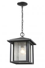 Z-Lite 554CHB-BK - 1 Light Outdoor Chain Mount Ceiling Fixture