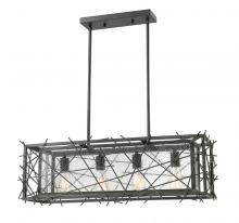 Z-Lite 8000-4L-BRZ - 4 Light Linear Chandelier