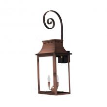 Primo Gas Lanterns BB-19E_TS - Two Light Top Scroll