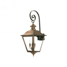 Primo Gas Lanterns JL-31E_TS - Three Light Top Scroll