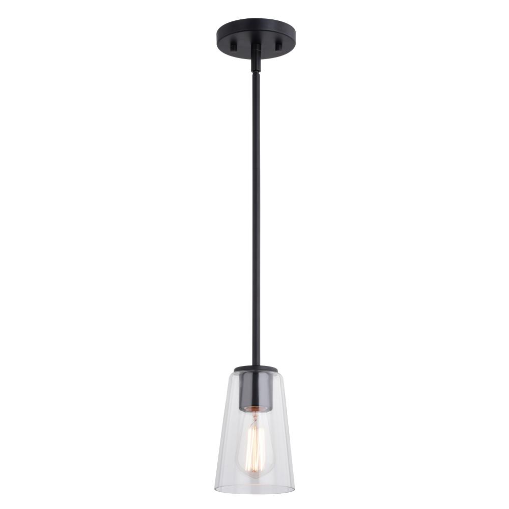 Beverly 4.5-in 1 Light Mini Pendant Matte Black