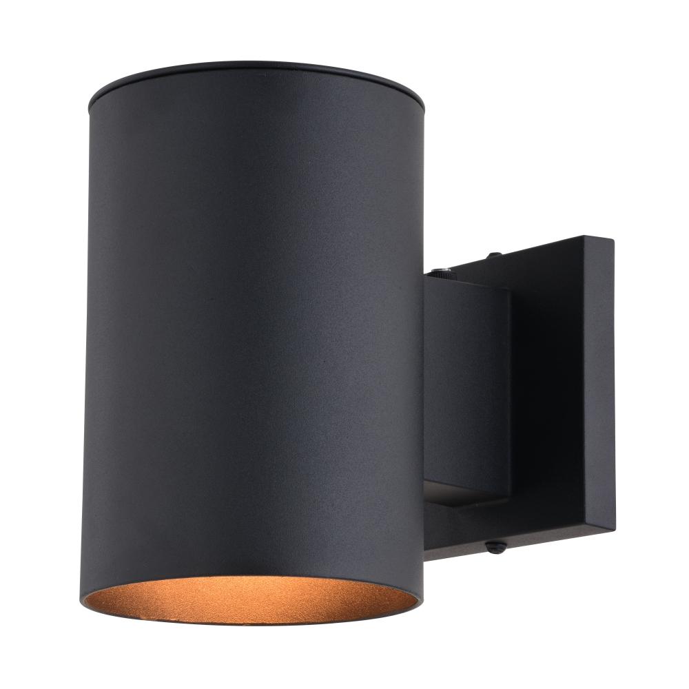 Chiasso 1 Light 7.25-in.H Dusk to Dawn Outdoor Wall Light Textured Black