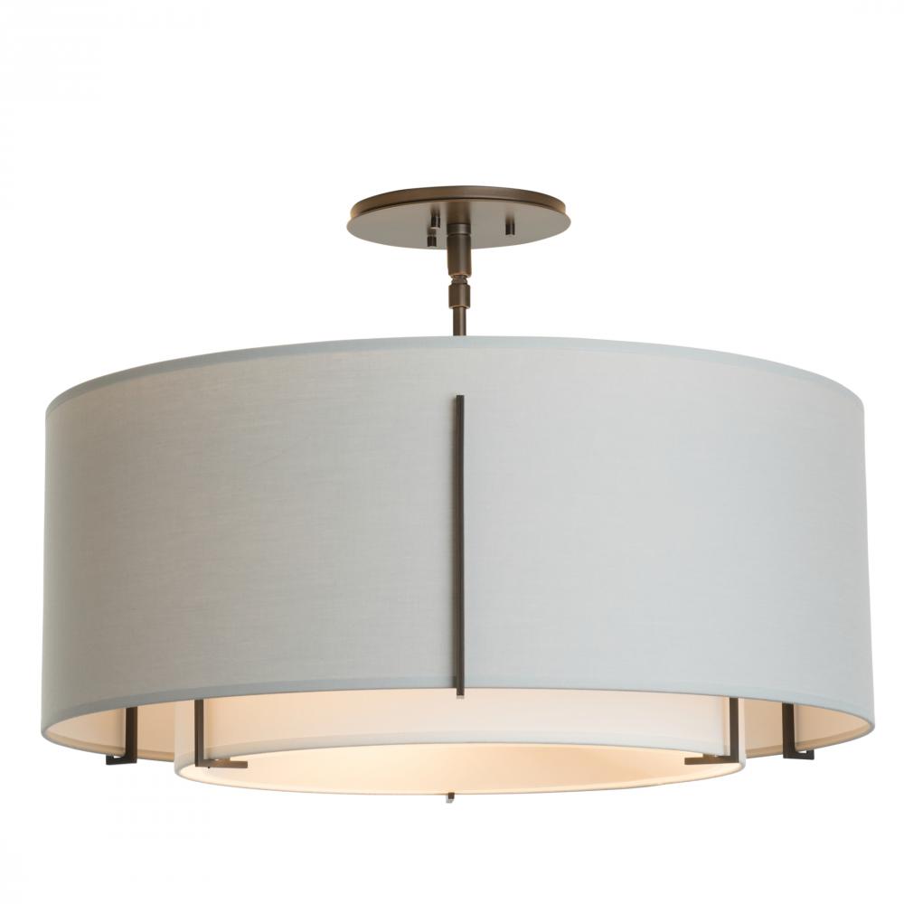 Exos Double Shade Semi-Flush