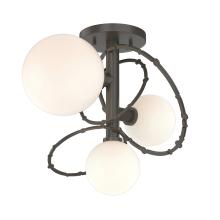 Hubbardton Forge 121360-SKT-07-GG0712 - Olympus 3-Light Semi-Flush