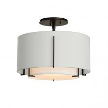 Hubbardton Forge 126501-SKT-10-SF1099-SJ1590 - Exos Small Double Shade Semi-Flush