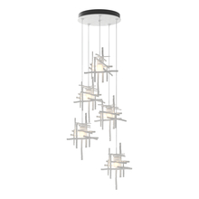 Hubbardton Forge 131128-SKT-STND-02-YC0305 - Tura 5-Light Frosted Glass Pendant