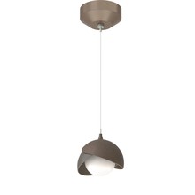 Hubbardton Forge 161183-SKT-STND-05-07-GG0711 - Brooklyn Double Shade Low Voltage Mini Pendant