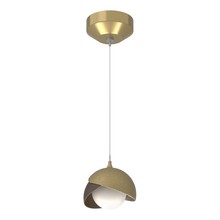 Hubbardton Forge 161183-SKT-STND-86-05-GG0711 - Brooklyn Double Shade Low Voltage Mini Pendant